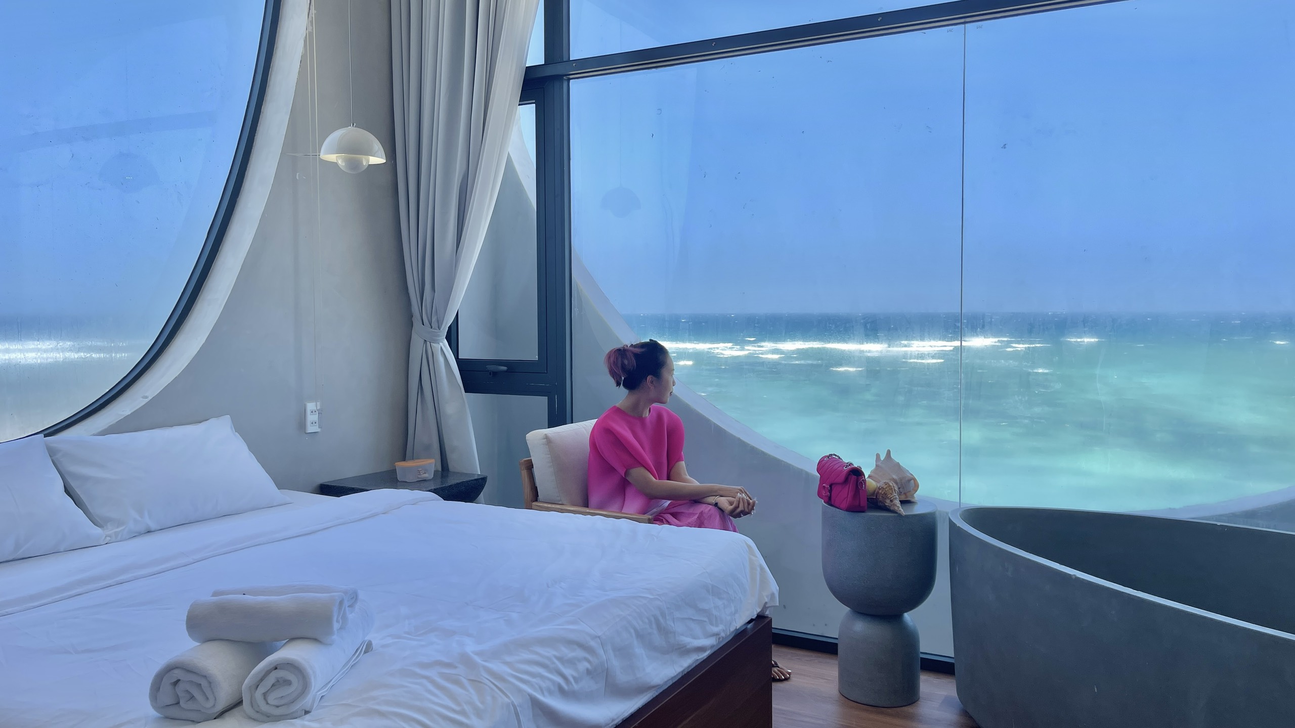 Những homestay có góc view hướng biển được du khách rất yêu thích. Ảnh: L'amant Boutiqué House