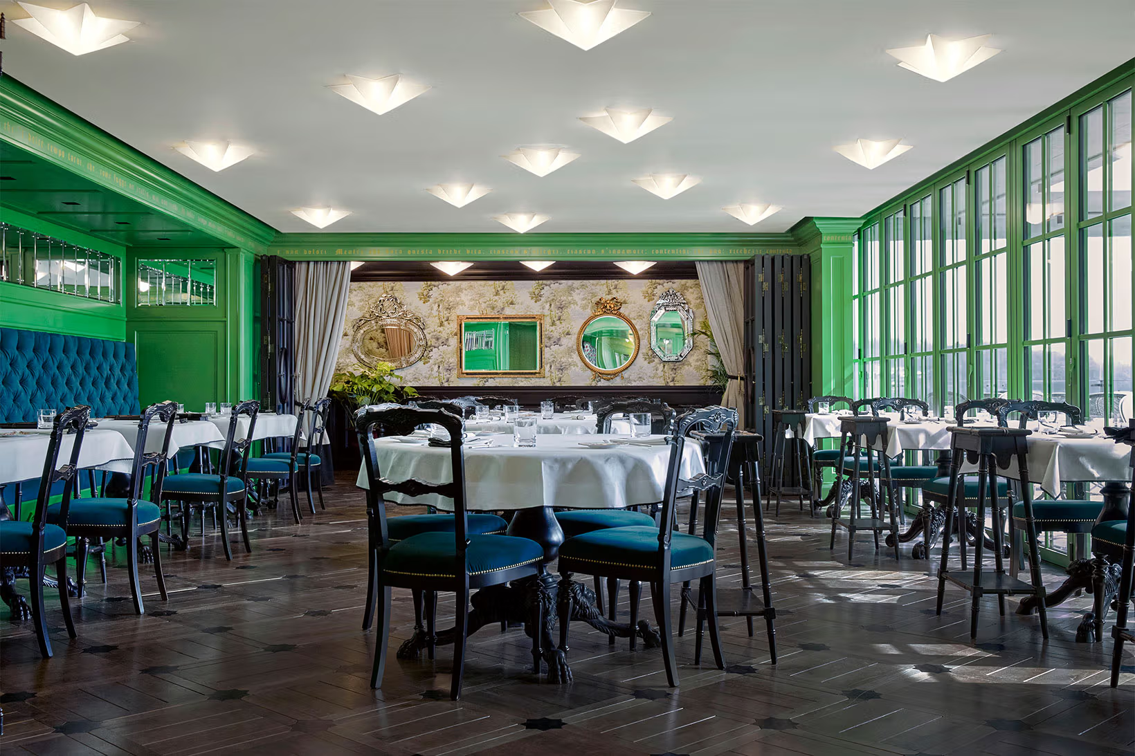Nhà hàng Gucci Osteria ở khu Itaewon của Seoul.