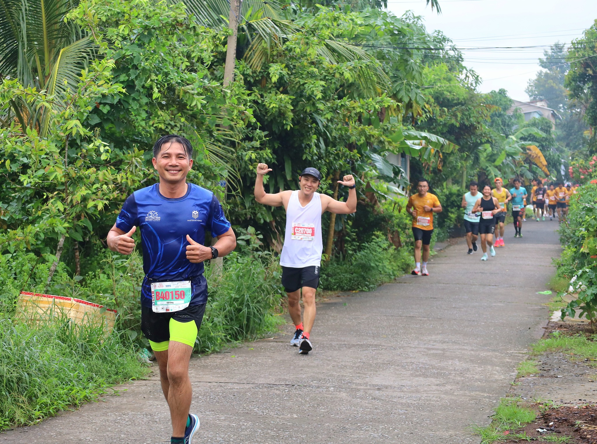 Giải chạy Marathon Đất Sen hồng tại Đồng Tháp năm 2023.