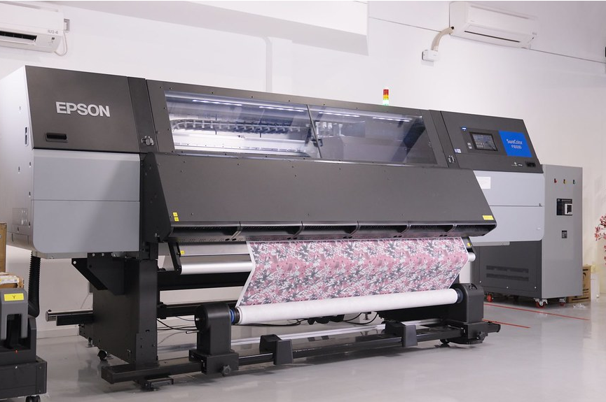 In vải kỹ thuật số bằng phương ph&aacute;p chuyển nhiệt thăng hoa tạo ra &iacute;t chất thải hơn.