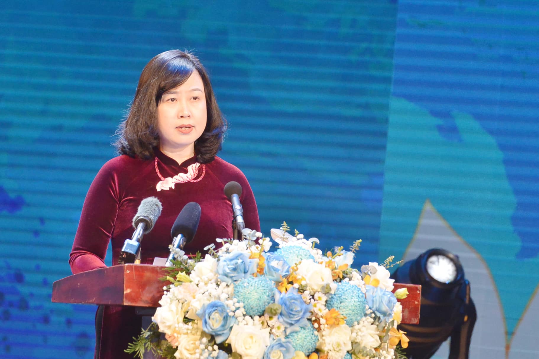 Bộ trưởng Bộ Y tế Đào Hồng Lan.
