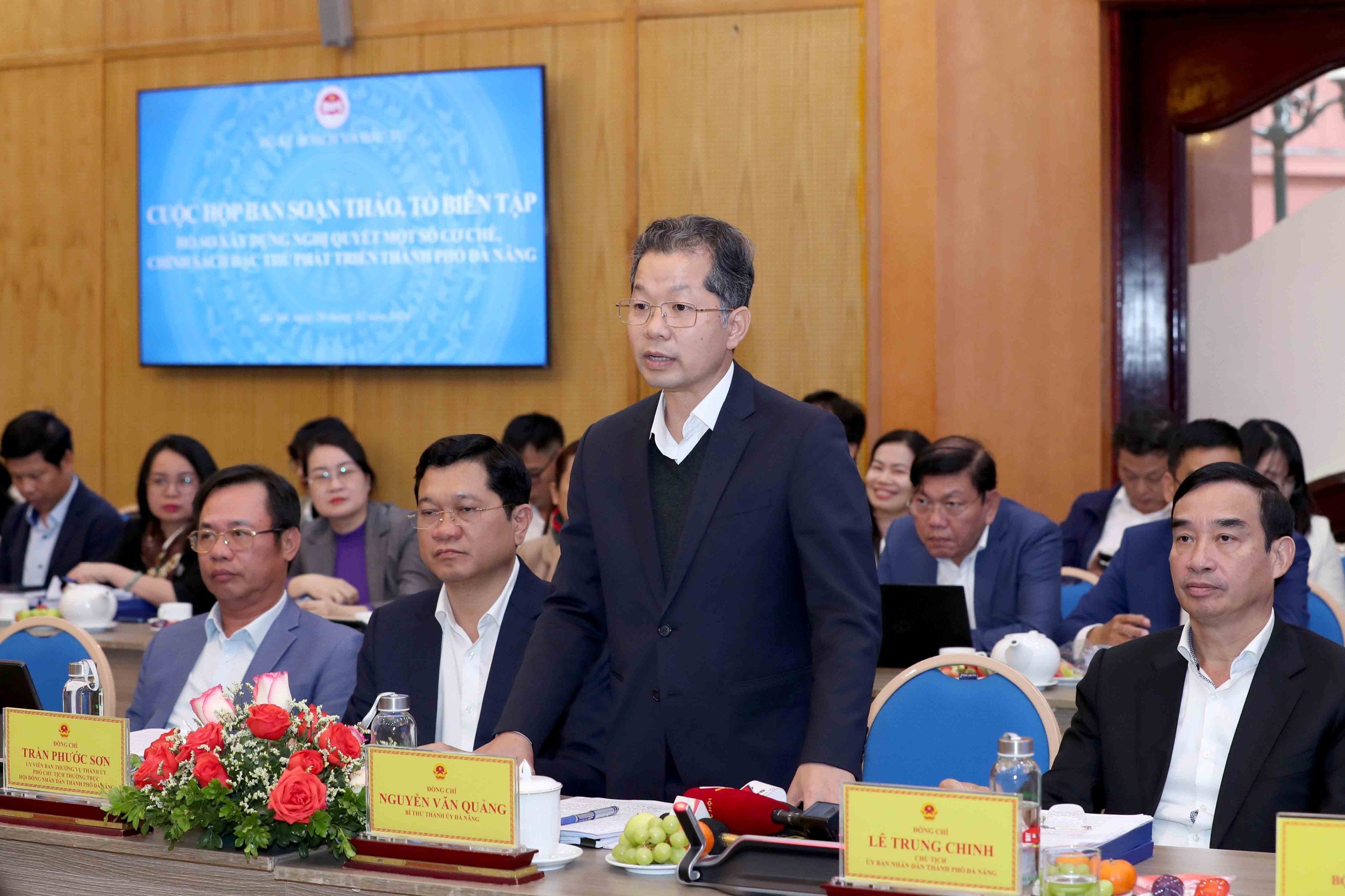 Bí thư Đà Nẵng Nguyễn Văn Quảng cho biết phát triển trung tâm tài chính đang là trăn trở của Đà Nẵng.