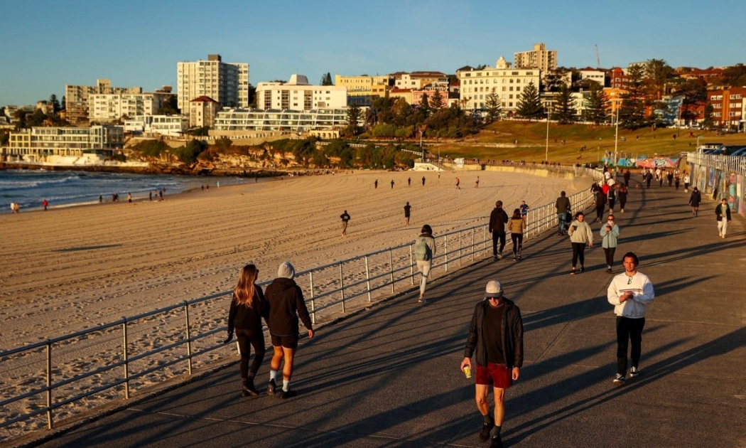 Bãi biển Bondi ở Sydney - Ảnh: Bloomberg