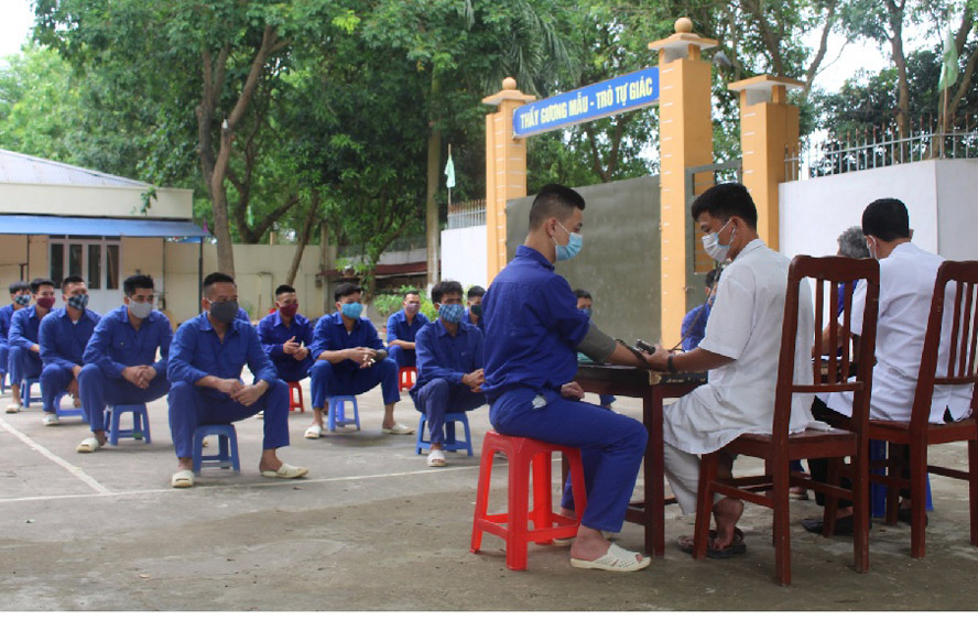 Học viên tại cơ sở cai nghiện ma túy. Ảnh: Internet.