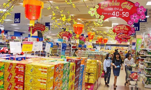 Tổng mức bán lẻ hàng hóa và doanh thu dịch vụ tiêu dùng 2 tháng đầu năm đạt trên 1 triệu tỷ đồng