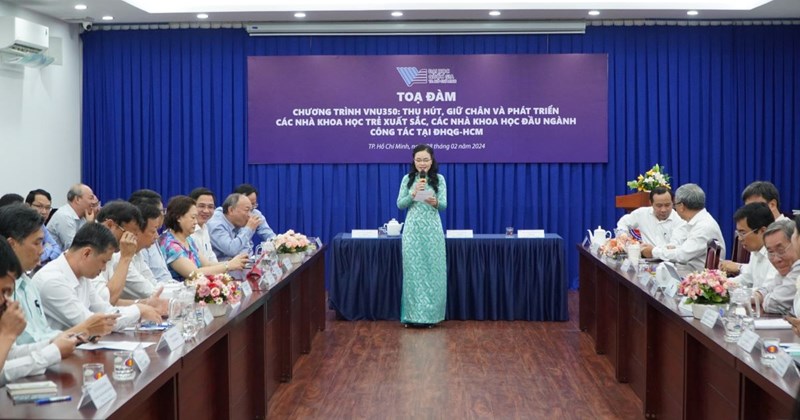 Năm 2024, Chương tr&igrave;nh VNU350 tuyển 65 chỉ ti&ecirc;u nh&agrave; khoa học trong đợt đầu ti&ecirc;n. Ảnh: Ch&acirc;n Ph&uacute;c.