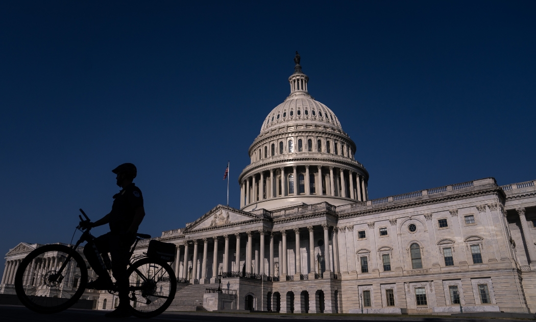 Toà nhà Quốc hội Mỹ ở Capitol Hill, Washington DC - Ảnh: Bloomberg.