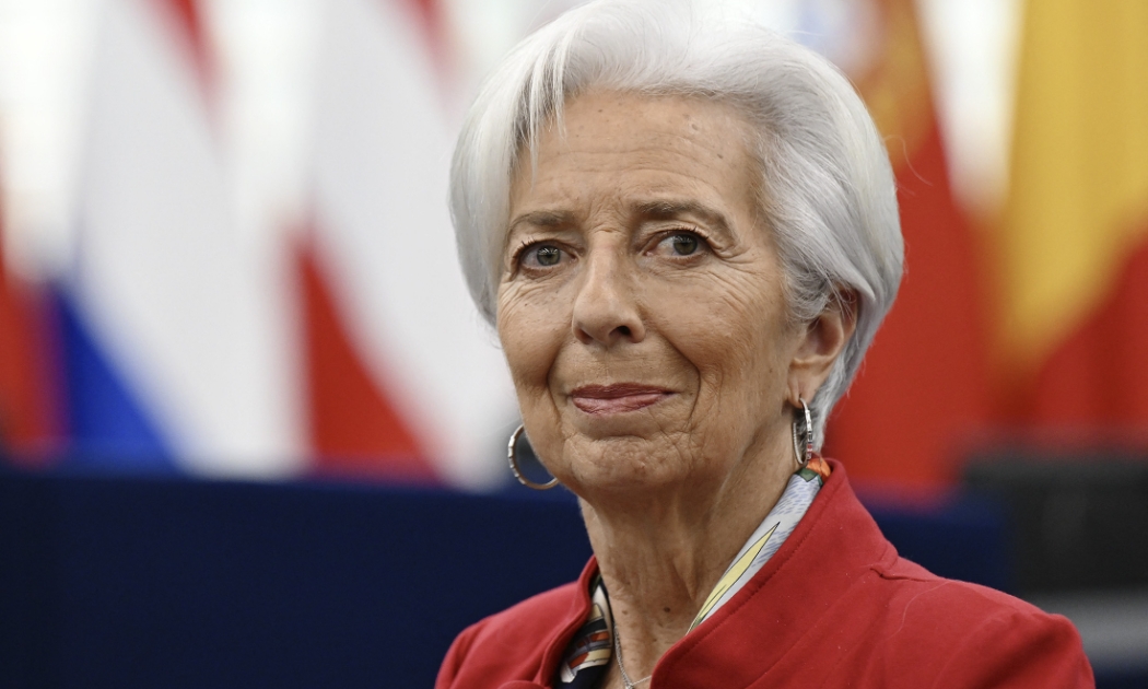 Chủ tịch ECB Christine Lagarde - Ảnh: Bloomberg.