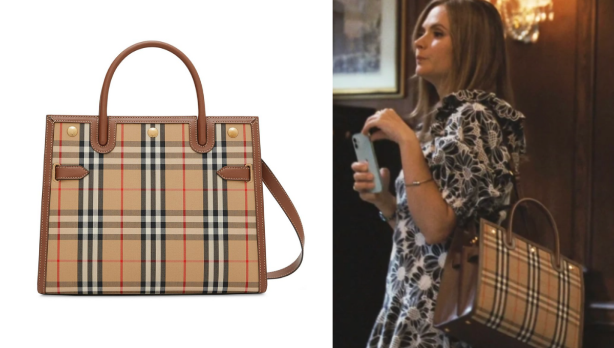Chiếc túi Burberry trong phim Succession được bán với mức giá 18.750 USD.