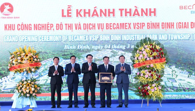 National Assembly Chairman Vuong Dinh Hue at the opening ceremony. Photo: Lam Hien