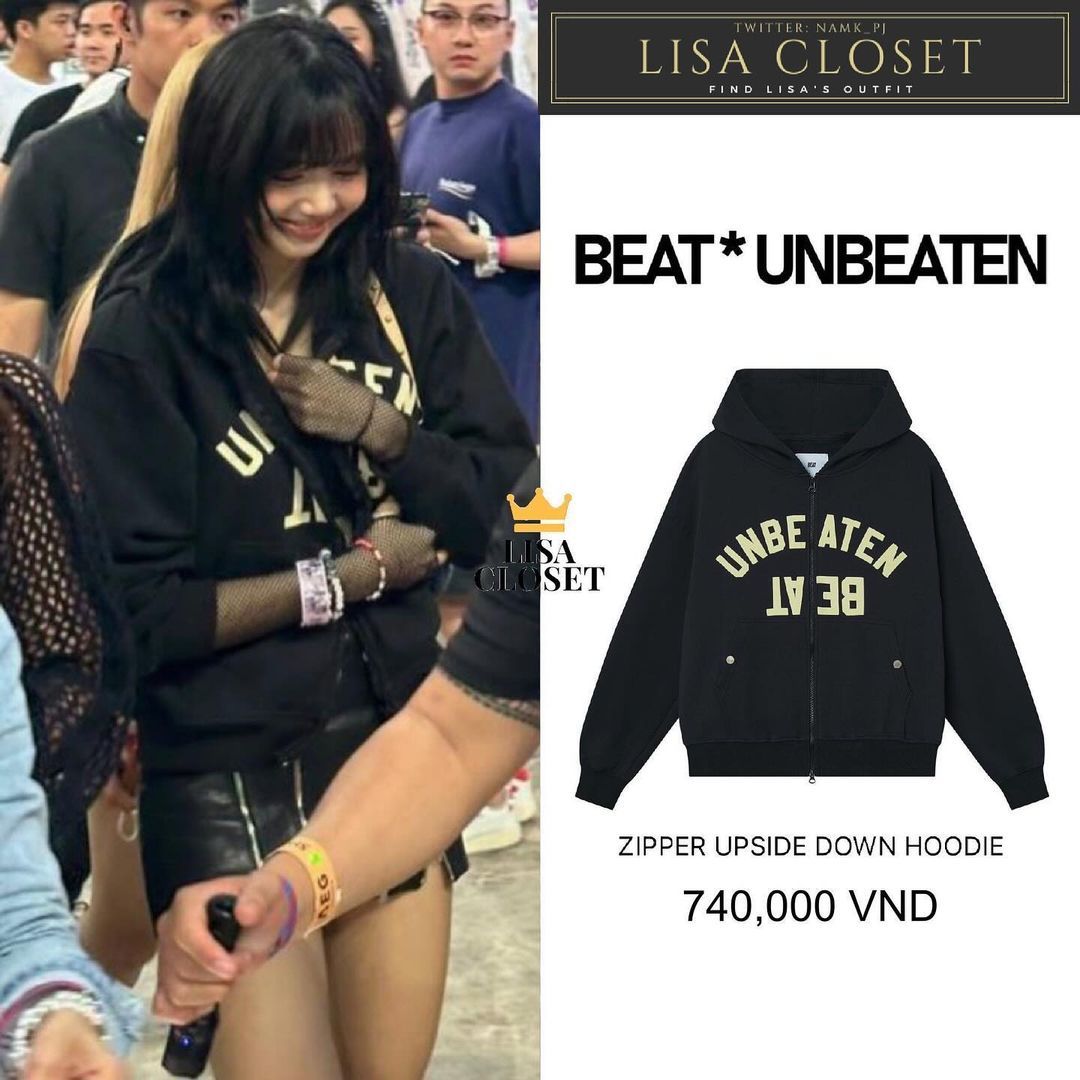 Chiếc &aacute;o của một thương hiệu nội địa Việt Nam m&agrave; Lisa diện đến tham dự concert của Taylor Swift đ&atilde; nhanh ch&oacute;ng hết sạch h&agrave;ng.