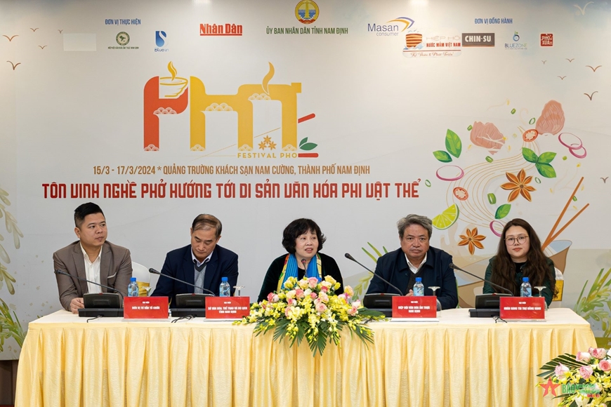 Họp báo giới thiệu Festival Phở 2024.