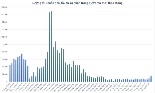 Nhà đầu tư cá nhân hạn chế mở mới tài khoản chứng khoán, số lượng giảm tiếp trong tháng 2
