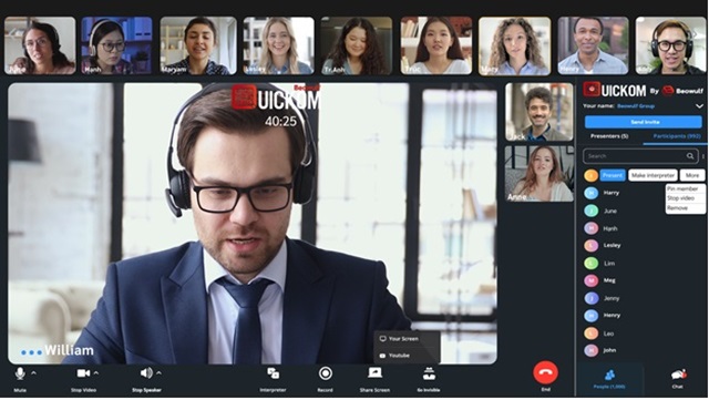 VinaCapital Ventures dẫn đầu gọi vốn 1,5 triệu USD vào startup hội thảo trực tuyến Quickom - Ảnh minh họa.