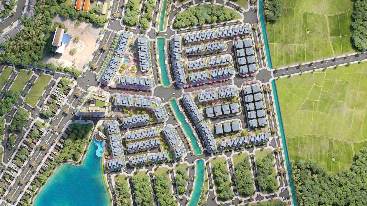 Dòng sông Ngưu Giang - điểm nhấn cảnh quan của Vaquarius.