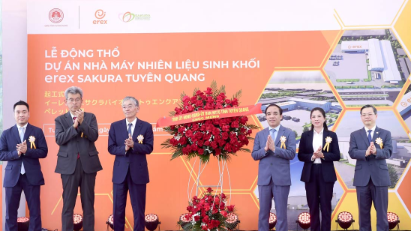 Japan’s Erex kicks off construction of biomass fuel factory in Tuyen Quang