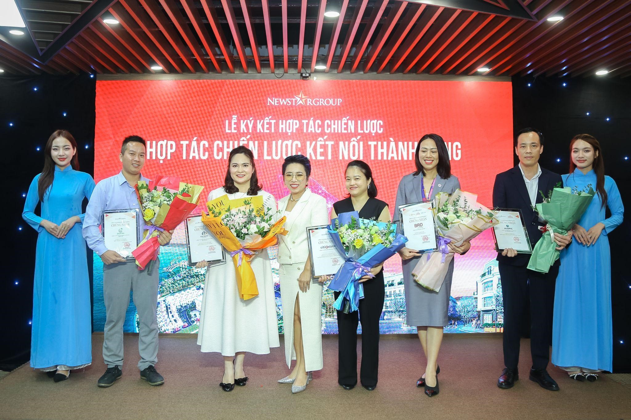 Chủ đầu tư NewstarGroup bắt tay hợp tác với 5 đối tác chiến lược đa ngành.