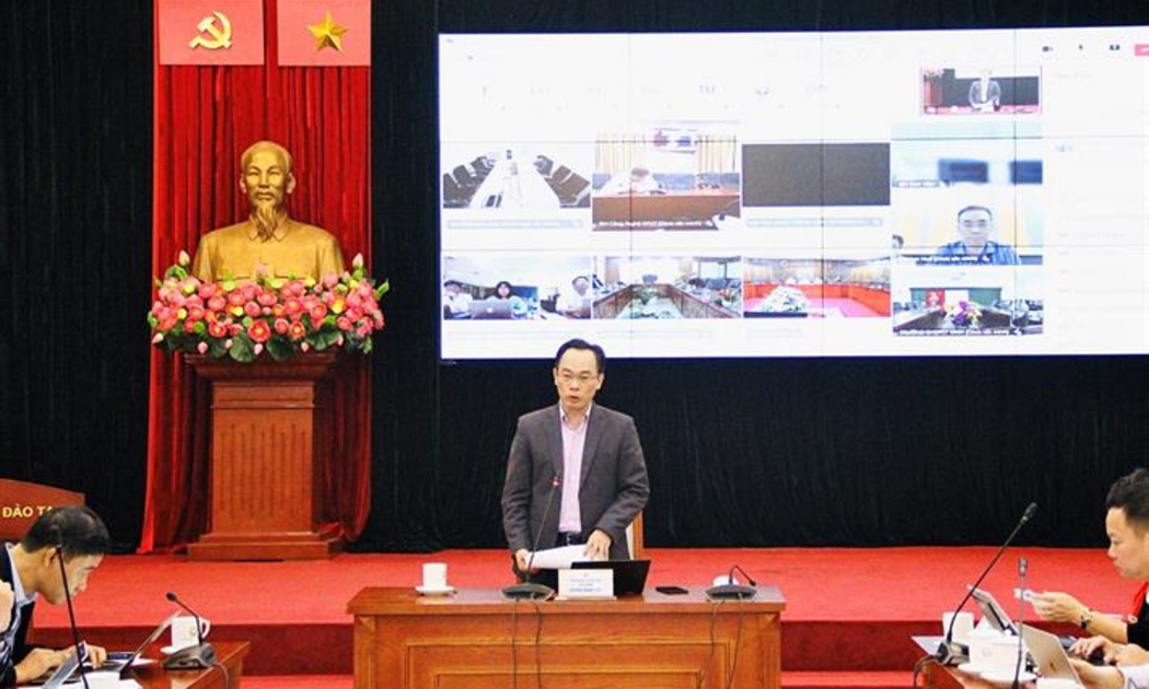 Thứ trưởng Bộ Giáo dục Đào tạo Hoàng Minh Sơn. Ảnh: MOET.