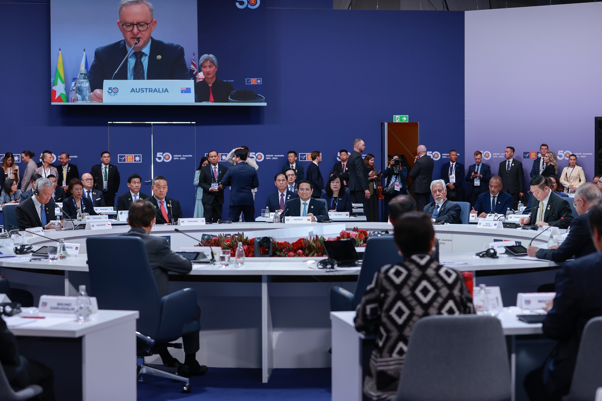 Hội nghị Cấp cao Đặc biệt kỷ niệm 50 năm quan hệ ASEAN-Australia tại Melbourne - Ảnh: VGP