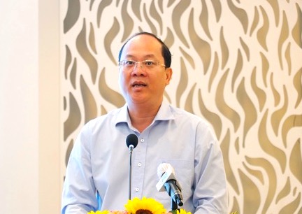 Ông Nguyễn Hồ Hải, Phó Bí thư Thường trực Thành ủy TP.HCM, Trưởng Ban Chỉ đạo Cuộc vận động 