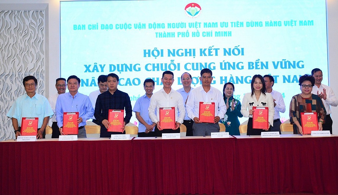Lễ ký kết trong Chương trình Hợp tác kiểm soát chất lượng hàng hóa trên địa bàn TP.HCM.