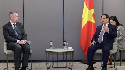 PM meets Vietnamese scientists and local business circle in New Zealand