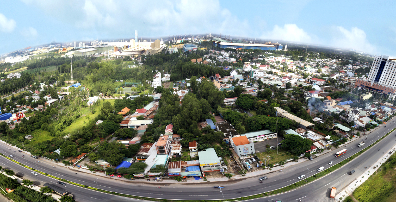 Khu vực thị xã Phú Mỹ, tỉnh Bà Rịa - Vũng Tàu.