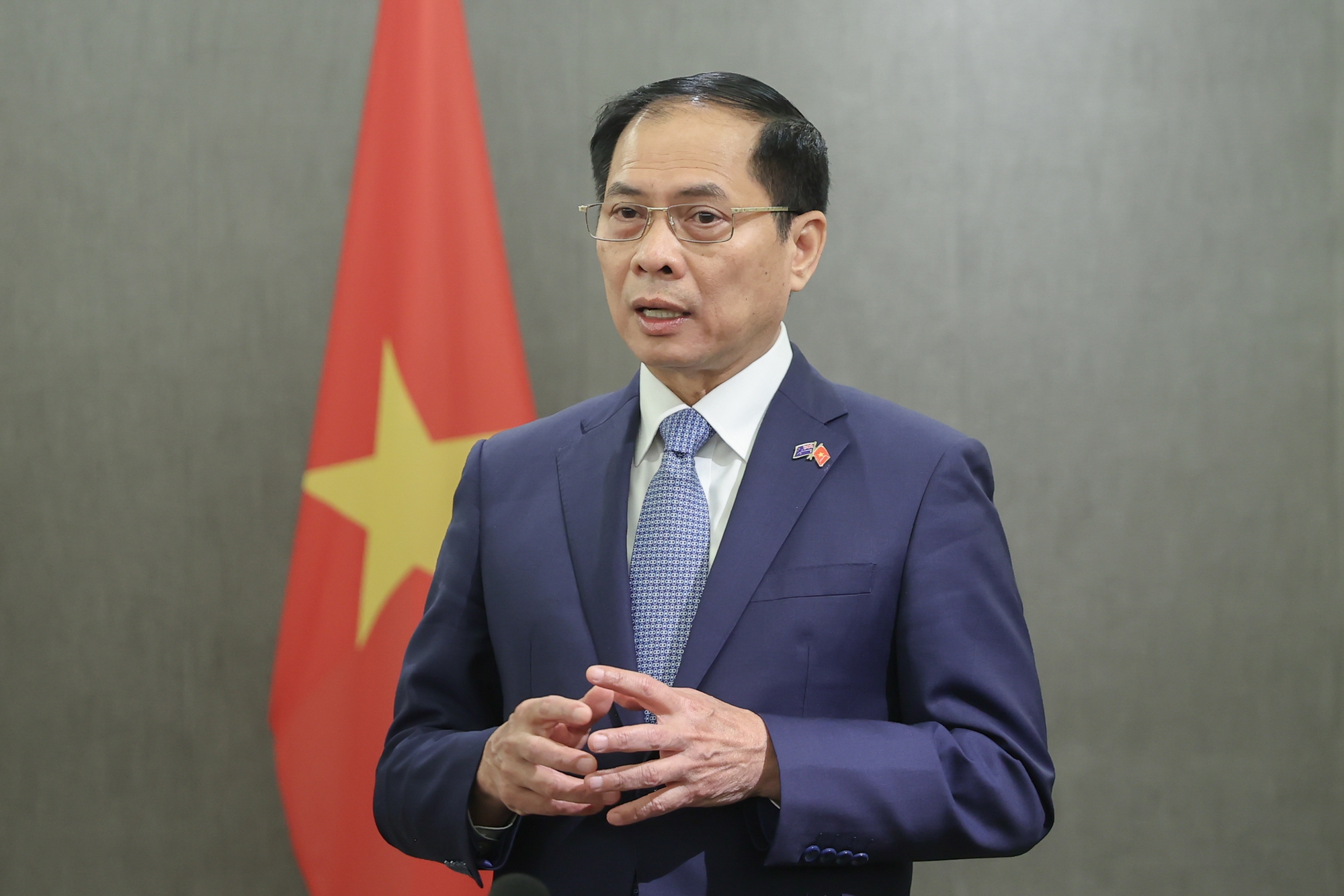 Bộ trưởng Ngoại giao Bùi Thanh Sơn - Ảnh: BNG