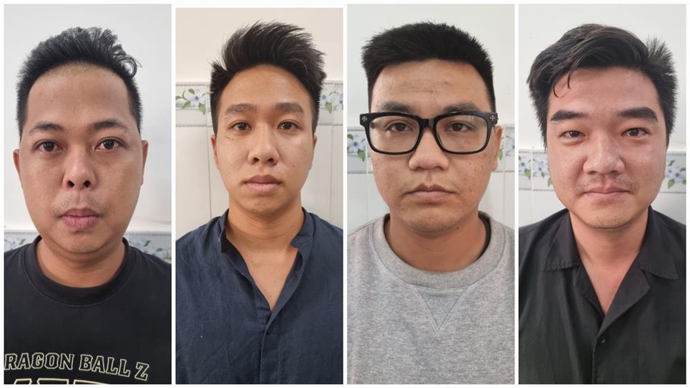 4 bị can. Ảnh: Bộ C&ocirc;ng an.