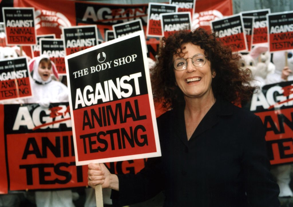 Bà Anita Roddick, nhà sáng lập của thương hiệu The Body Shop.
