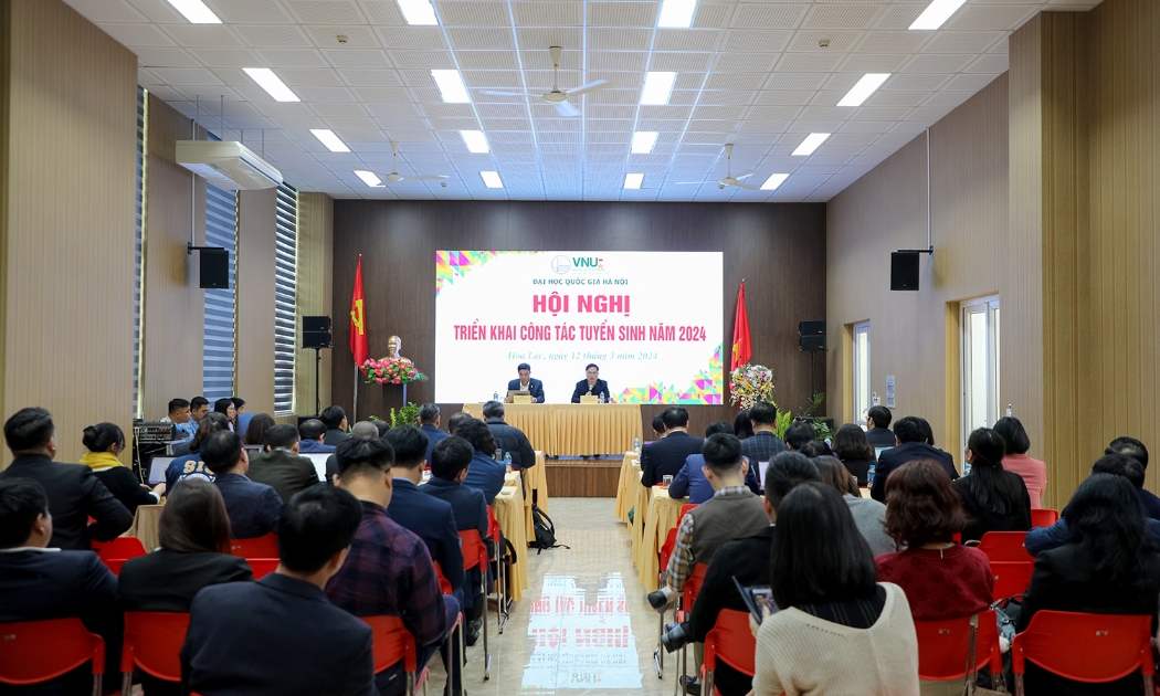 Quang cảnh hội nghị. Ảnh: VNU.