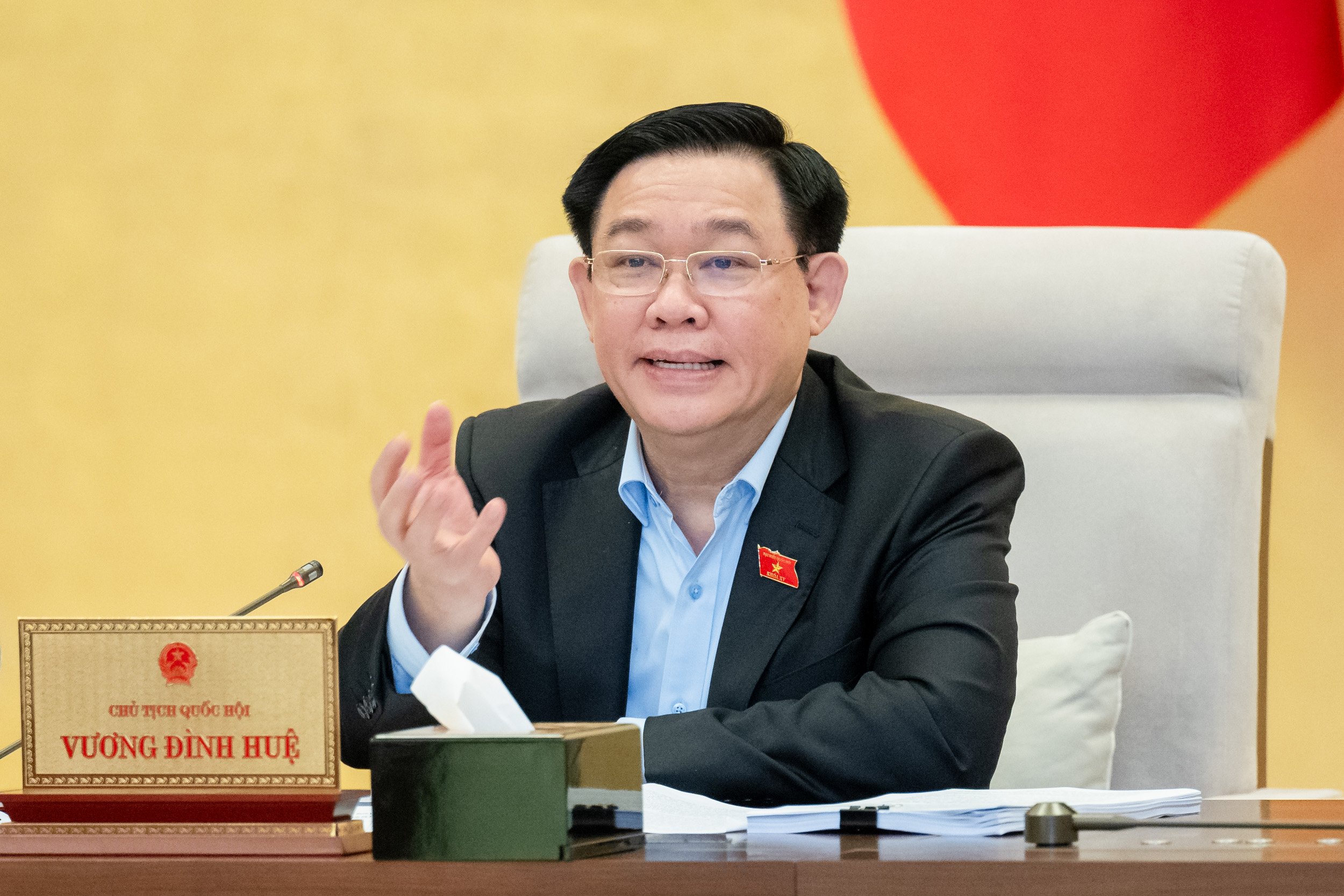 Chủ tịch Quốc hội Vương Đình Huệ - Ảnh: Quochoi.vn