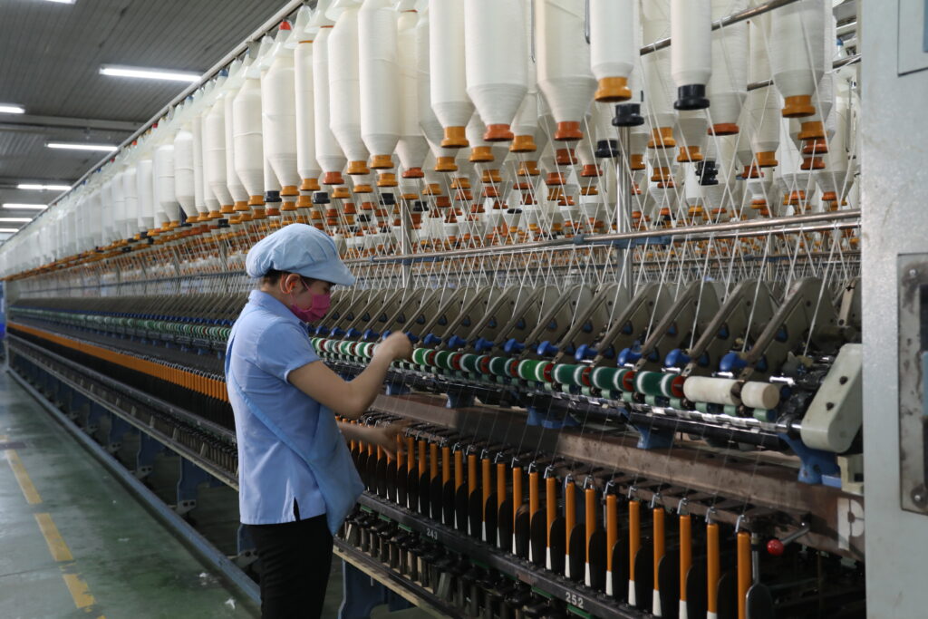 Ngành sợi đang duy trì việc làm cho 150.000 lao động trên cả nước. 