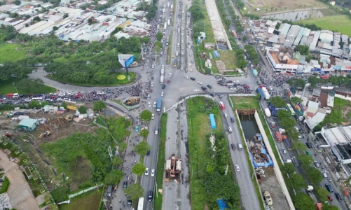 Một nhánh hầm chui ở nút giao cửa ngõ Nam Sài Gòn sẽ thông xe tháng 7/2024