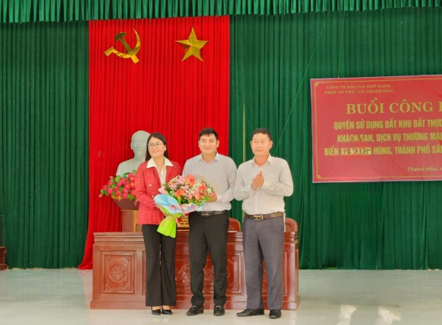 Công ty TNHH Một thành viên Đầu tư Hùng Sơn là đơn vị trúng đấu giá khu đất trên