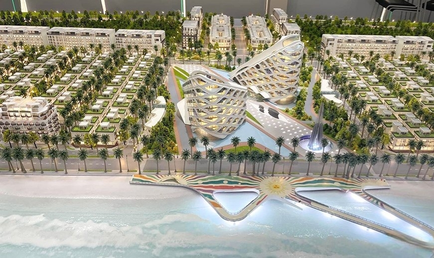  khu đất thực hiện dự án Tổ hợp khách sạn, dịch vụ thương mại và Quảng trường biển xã Quảng Hùng