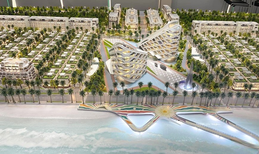  khu đất thực hiện dự án Tổ hợp khách sạn, dịch vụ thương mại và Quảng trường biển xã Quảng Hùng