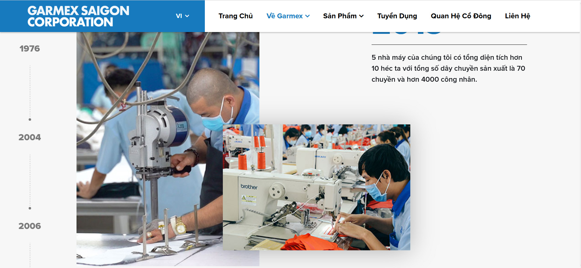 Công ty Cổ phần Garmex Sài Gòn.