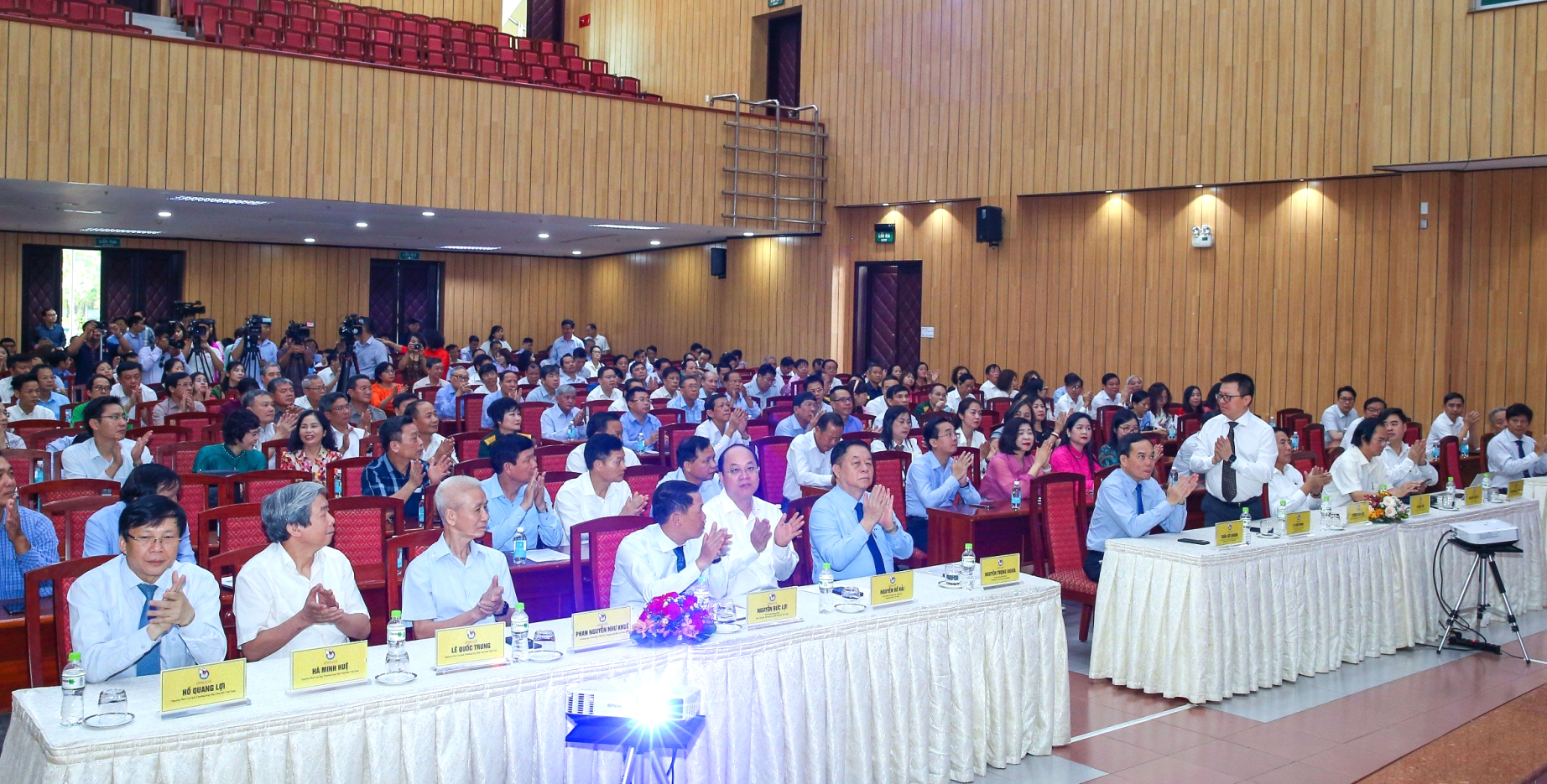 Các đại biểu tham dự Hội nghị Toàn quốc năm 2024 của Hội Nhà báo Việt Nam.