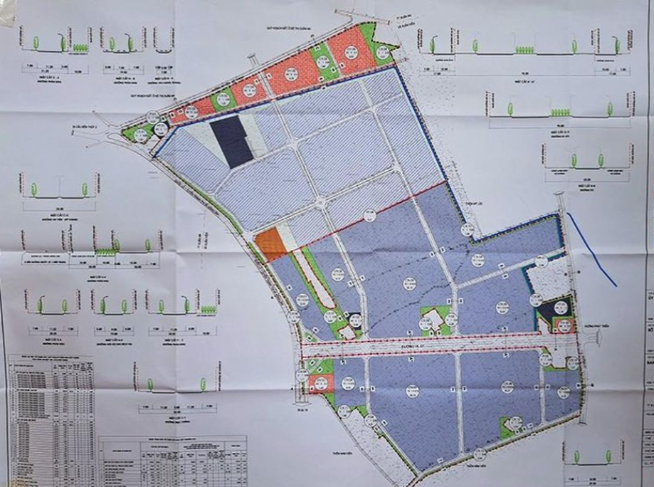 Phối cảnh tổng thể Đồ &aacute;n quy hoạch ph&acirc;n khu x&acirc;y dựng Khu c&ocirc;ng nghiệp Gia L&aacute;ch mở rộng, tỷ lệ 1/2.000.