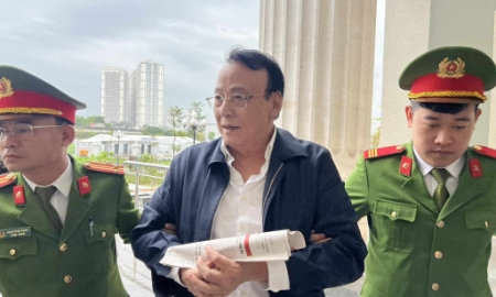 Bị cáo Đỗ Anh Dũng - cựu Chủ tịch Tập đoàn Tân Hoàng Minh.