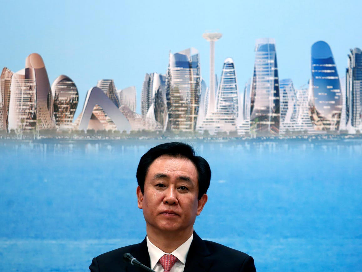 Ông Hứa Gia Ấn, người sáng lập kiêm Chủ tịch Evergrande - Ảnh: Reuters