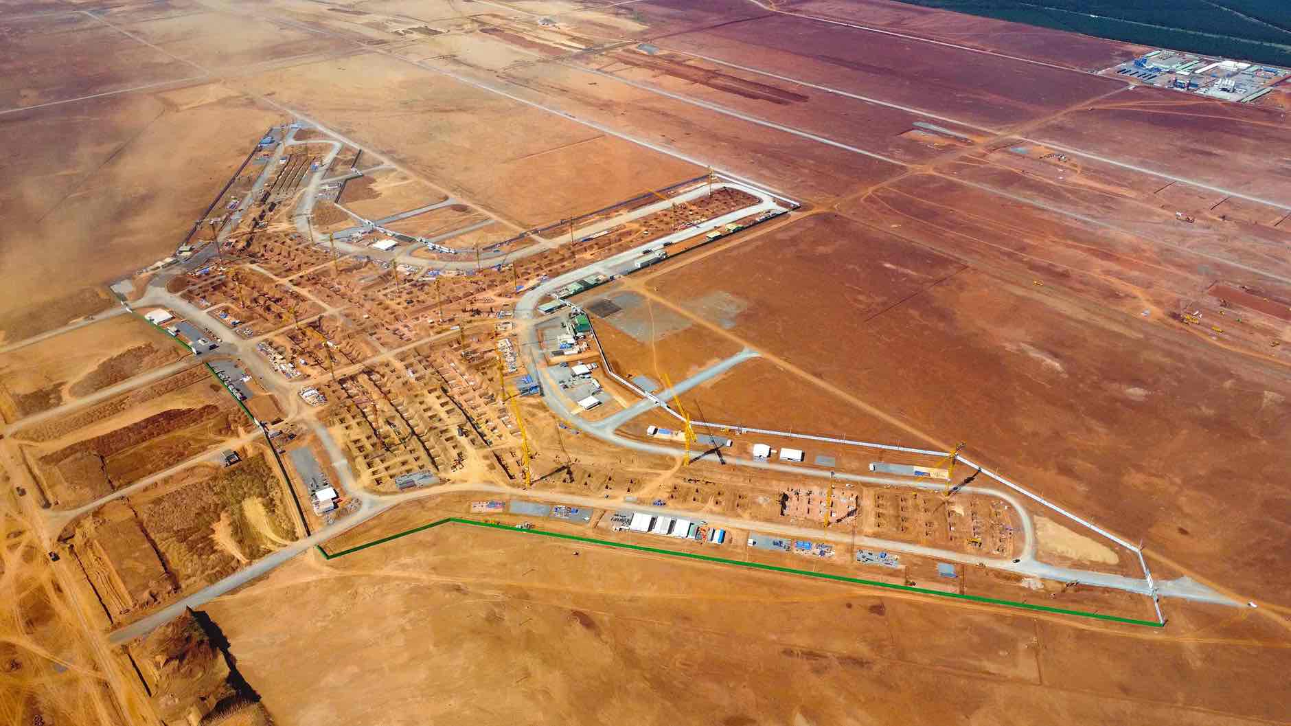 Dự án Cảng Hàng không quốc tế Long Thành đang đồng loạt triển khai nhiều hạng mục 