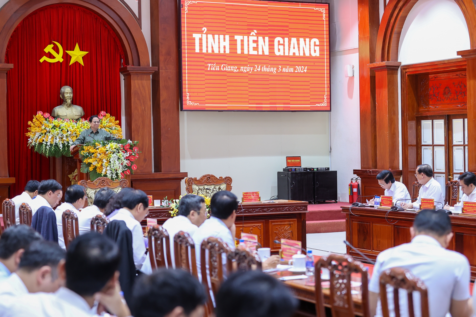 Toàn cảnh cuộc làm việc - Ảnh: VGP