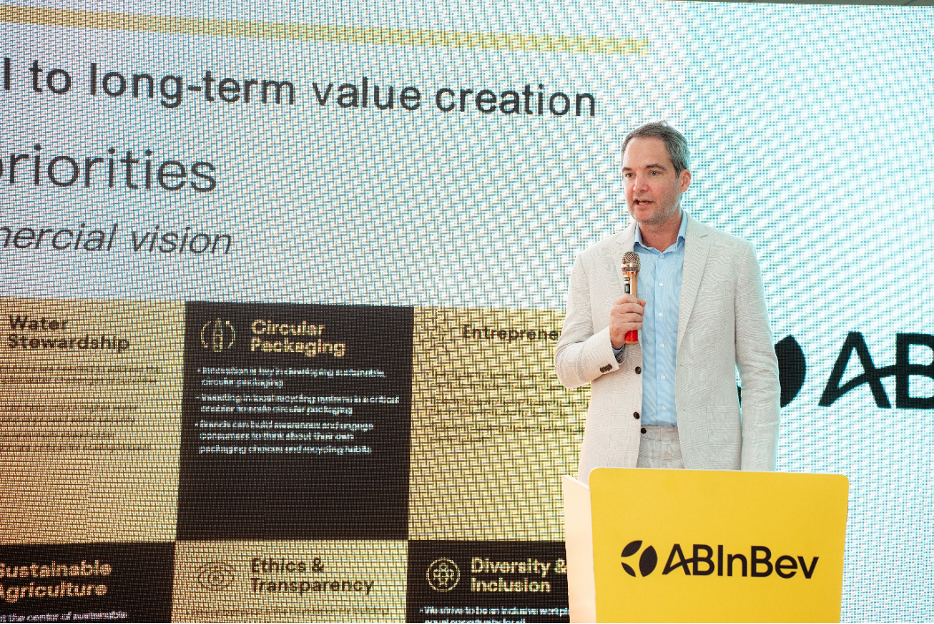 Craig MacLean – Managing Director AB InBev BU SEA shared shared about goals of conserving and preserving water resources at AB InBev