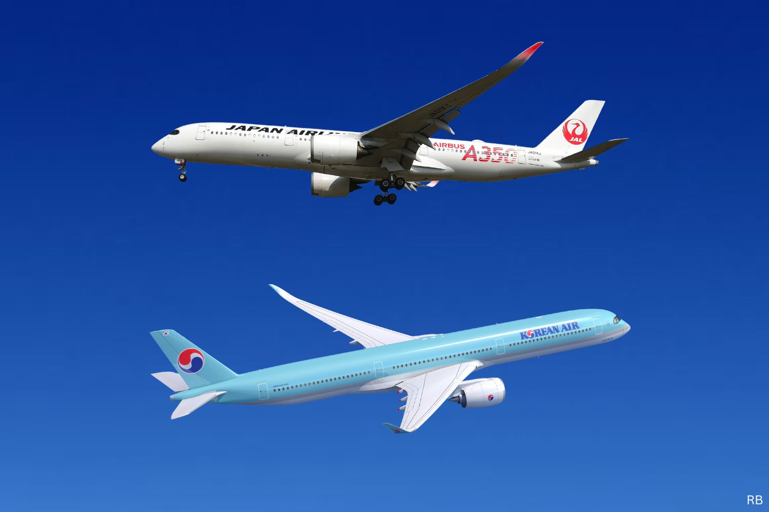Airbus mới đây đã bán được hơn 60 máy bay cho hai hãng hàng không Nhật Bản, Hàn Quốc.