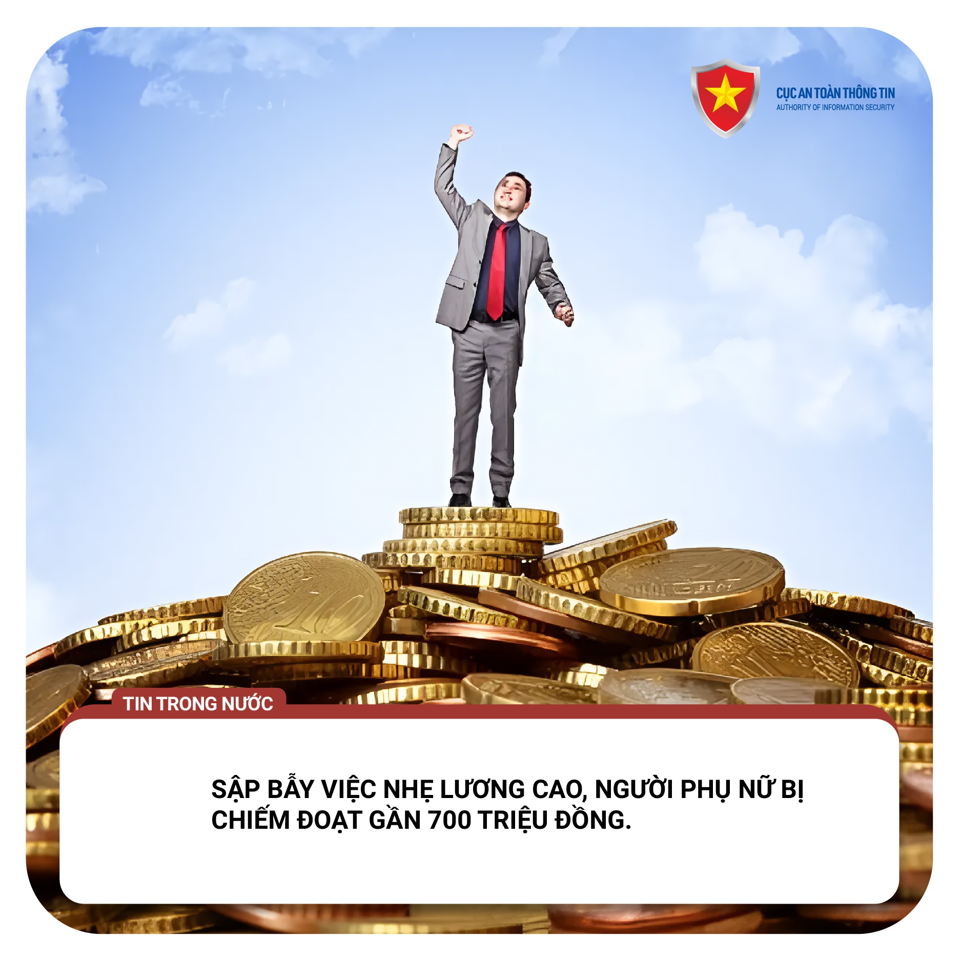 Sập bẫy việc nhẹ lương cao, chị H. bị lừa gần 700 triệu đồng - Ảnh minh họa. 