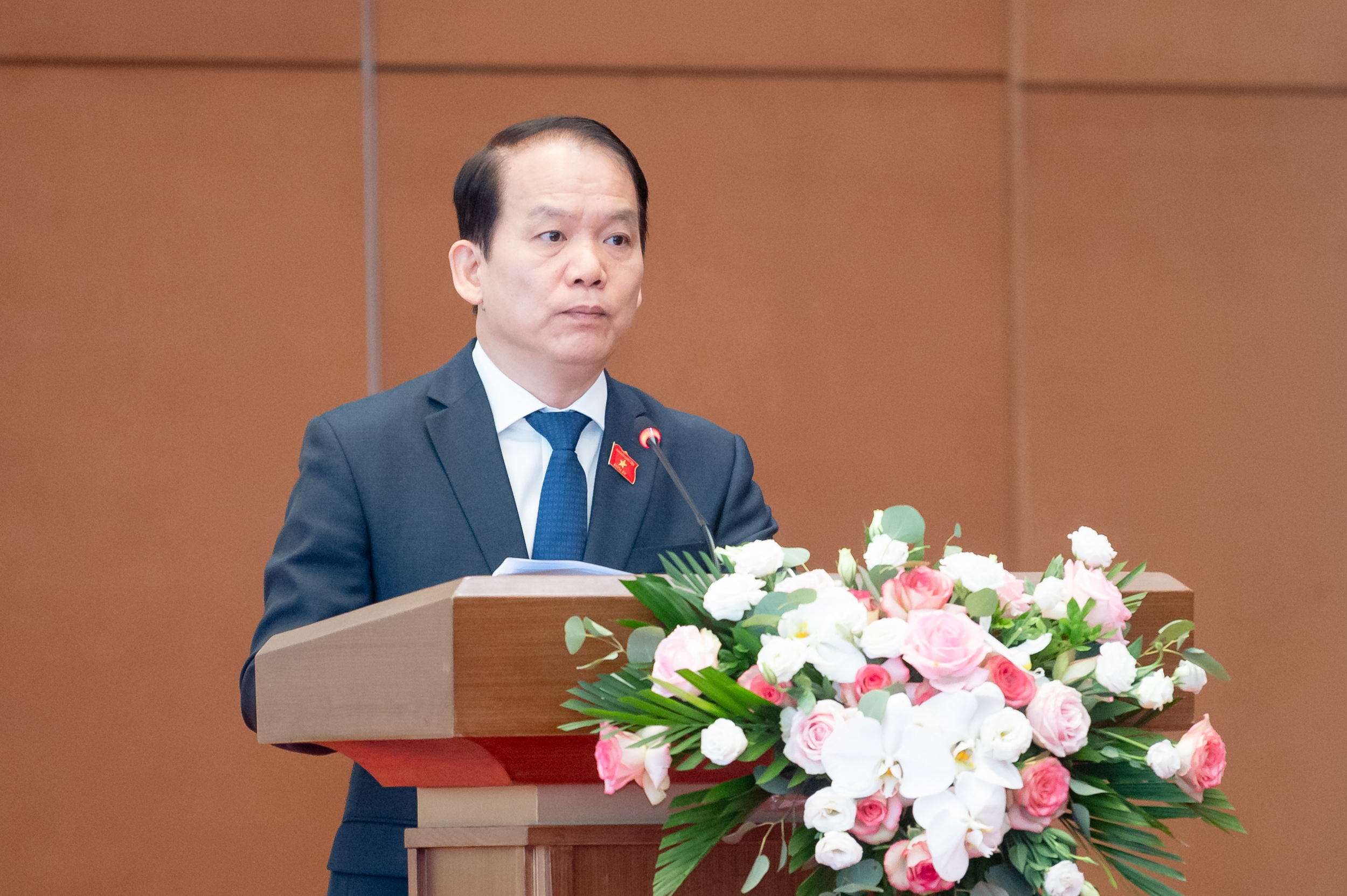 Chủ nhiệm Ủy ban Pháp luật của Quốc hội Hoàng Thanh Tùng. Ảnh: Quốc hội.