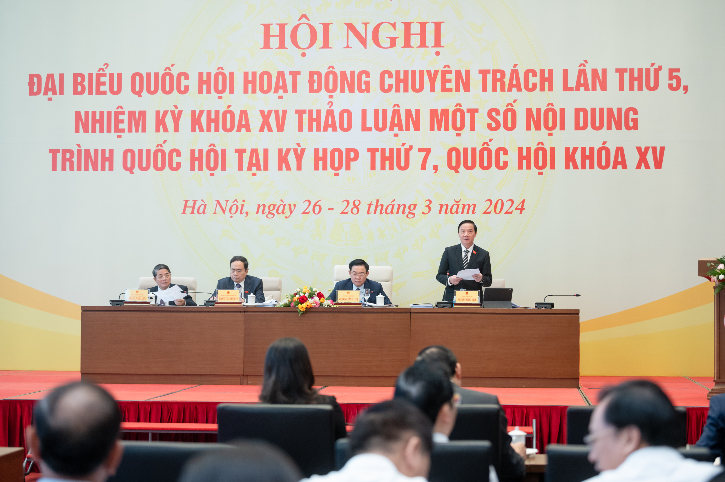 Hội nghị đại biểu Quốc hội hoạt động chuyên trách lần thứ 5. Ảnh: Quốc hội