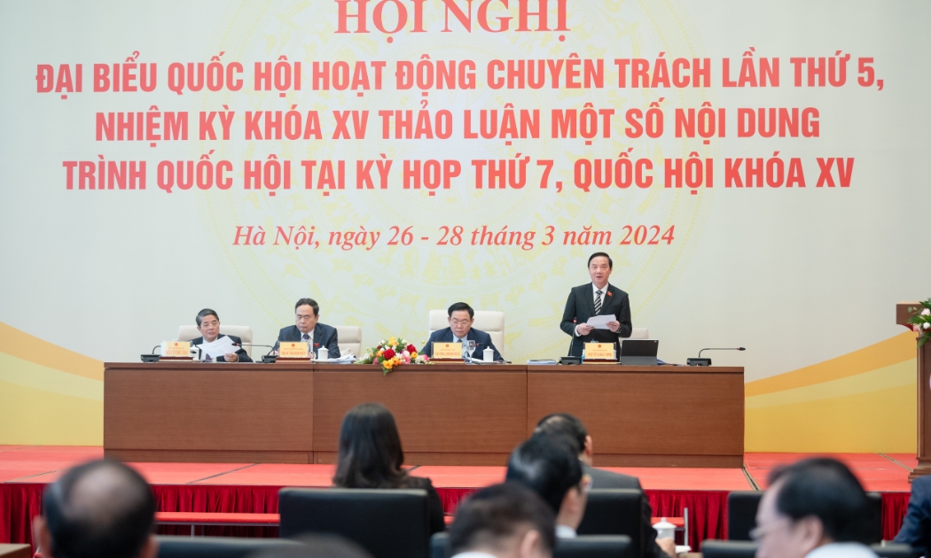 Hội nghị đại biểu Quốc hội hoạt động chuyên trách lần thứ 5. Ảnh: Quốc hội